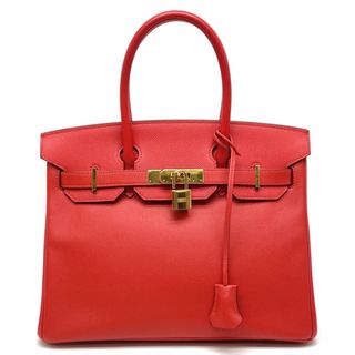 エルメス(Hermes)のエルメス HERMES バーキン30 バーキン 30 バッグ トートバッグ エプソン ローズジャイプール ピンク レッド ゴールド金具 ヴォーエプソン(トートバッグ)