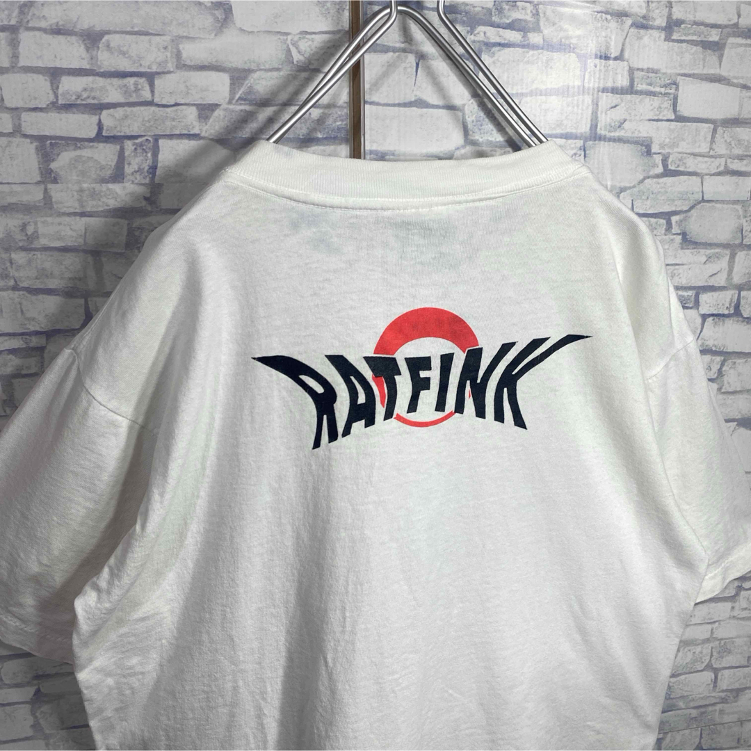 希少　90s USA製　RAT FINK All sport 半袖Tシャツ　古着 メンズのトップス(Tシャツ/カットソー(半袖/袖なし))の商品写真