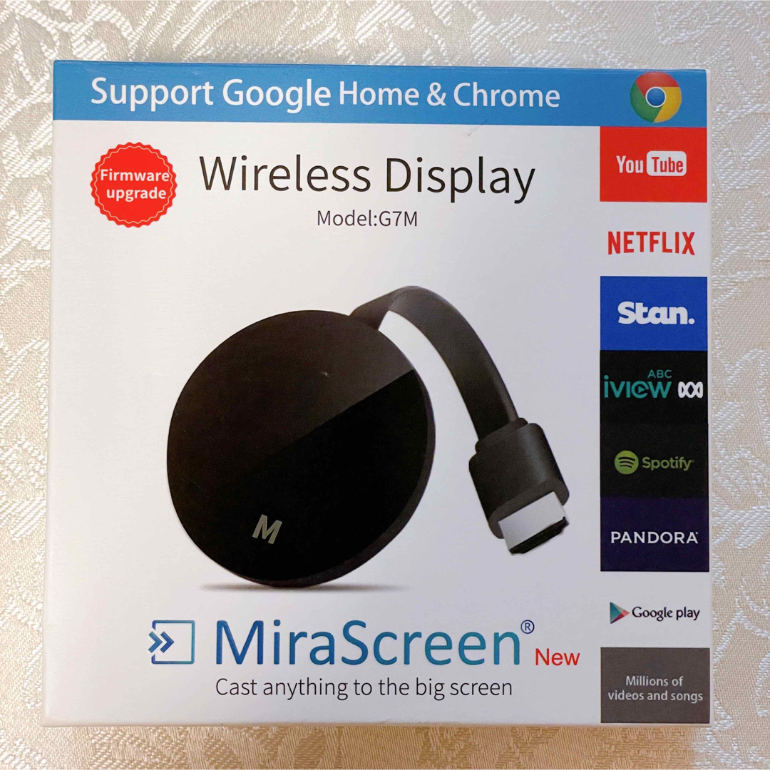 Wireless Display G7M Mira Screen スマホ/家電/カメラのテレビ/映像機器(映像用ケーブル)の商品写真