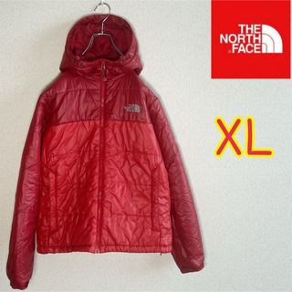 ザノースフェイス(THE NORTH FACE)のノースフェイス　キルティングジャケット　中綿ジャケット　レッド　レディースXL(ブルゾン)