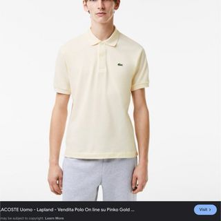 ラコステ(LACOSTE)の新品Lacoste ラコステクラシックフィット半袖 Mサイズ 日本未発売(ポロシャツ)