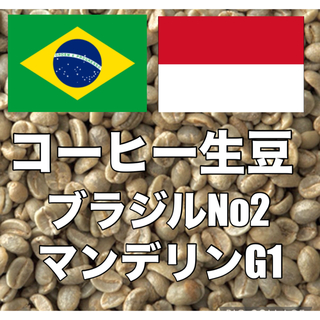 【コーヒー生豆】コーヒー生豆2種類セット！　※送料無料(コーヒー)