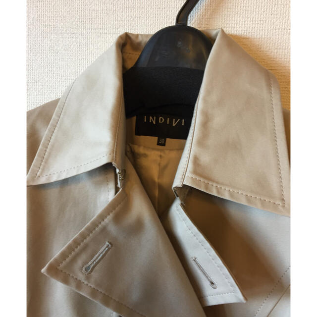 INDIVI(インディヴィ)の•INDIVI  トレンチコート 美品❗️ レディースのジャケット/アウター(トレンチコート)の商品写真