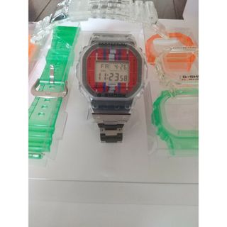 ジーショック(G-SHOCK)のG-SHOCK DWE5600SK-7JR電池式 40thバンド替え(腕時計(デジタル))