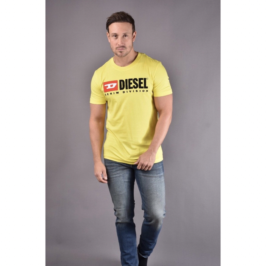 DIESEL(ディーゼル)のDIESEL Tシャツ XL T-JUST-DIVISION イエロー メンズのトップス(Tシャツ/カットソー(半袖/袖なし))の商品写真