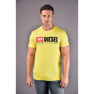 ディーゼル(DIESEL)のDIESEL Tシャツ XL T-JUST-DIVISION イエロー(Tシャツ/カットソー(半袖/袖なし))