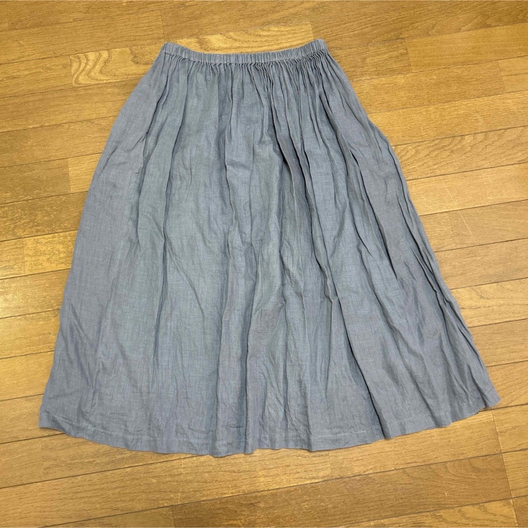 chabbit ユルスカ　リネンスカート　チャビット レディースのスカート(ロングスカート)の商品写真