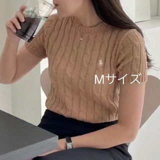 ポロラルフローレン(POLO RALPH LAUREN)のPOLOラルフローレンサマーニット半袖ケーブルニット(Tシャツ(半袖/袖なし))