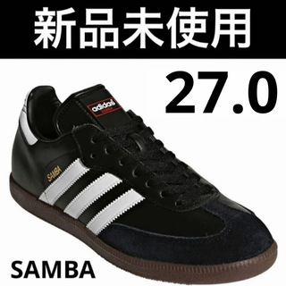 オリジナルス(Originals（adidas）)の27.0 アディダス　SAMBA サンバ レザー　ブラック  黒　019000(スニーカー)