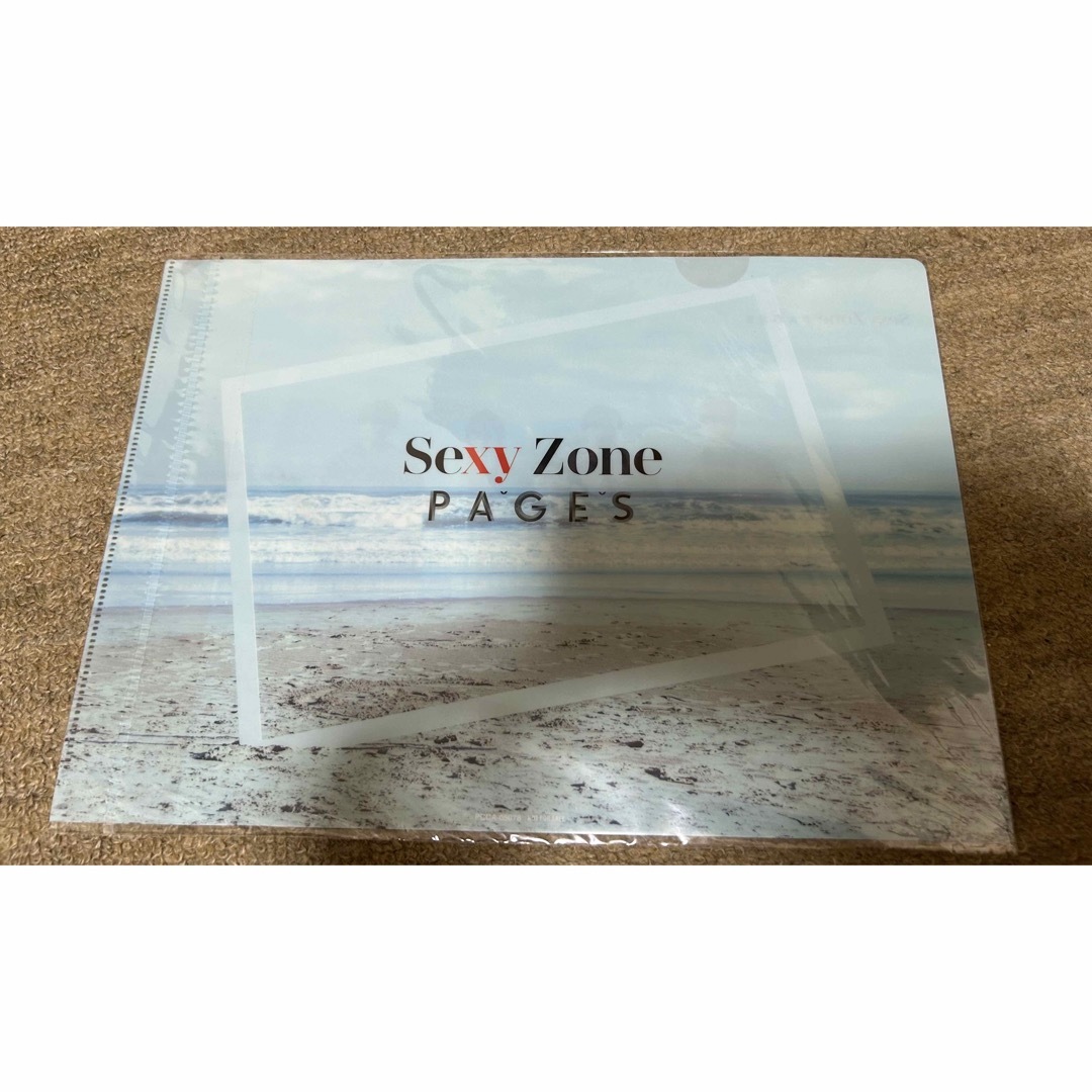 SexyZone クリアファイル PAGES ページーズ エンタメ/ホビーのタレントグッズ(アイドルグッズ)の商品写真