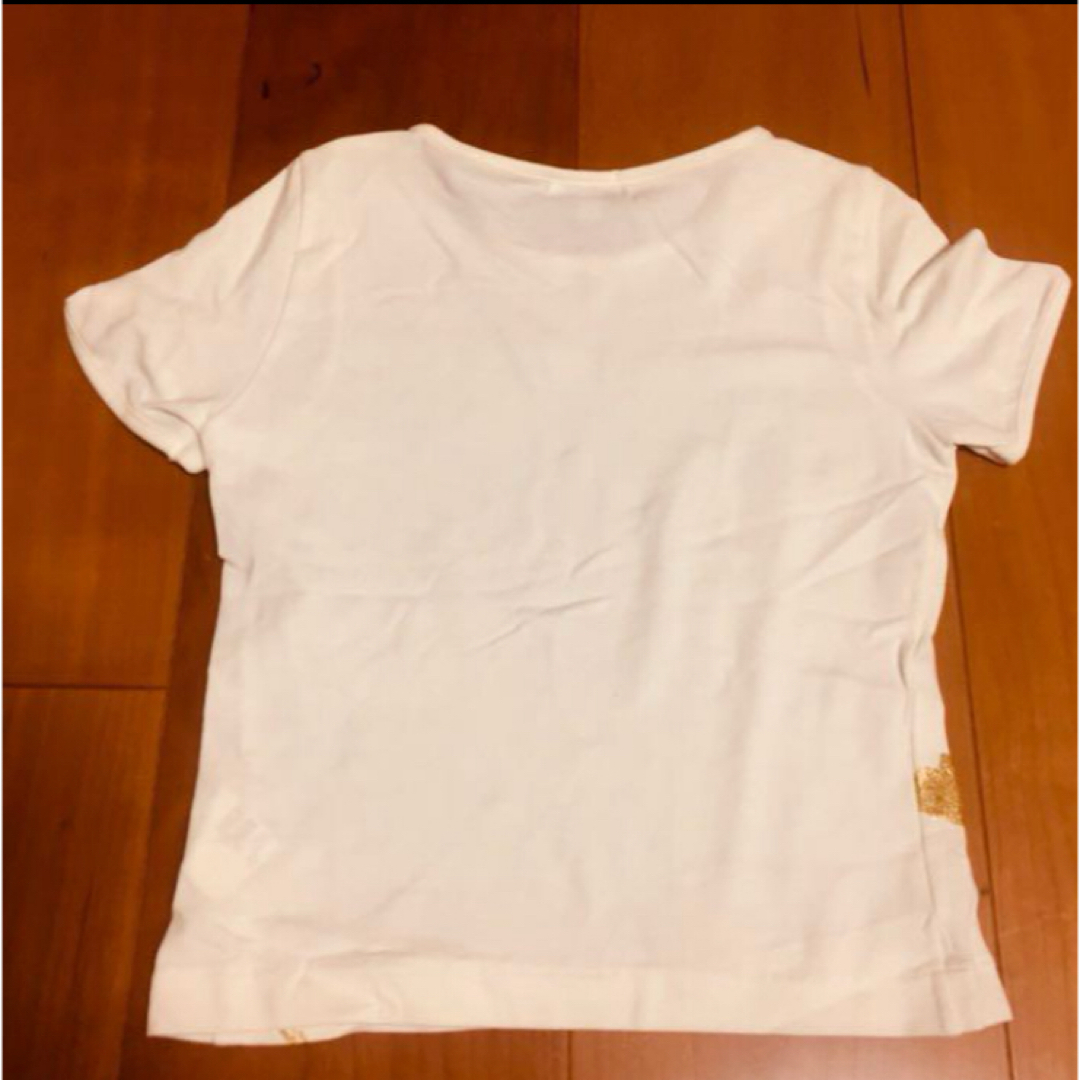 Simonetta(シモネッタ)の超美品 玉川高島屋 シモネッタ マメール 120 白 Tシャツ カットソー キッズ/ベビー/マタニティのキッズ服女の子用(90cm~)(Tシャツ/カットソー)の商品写真