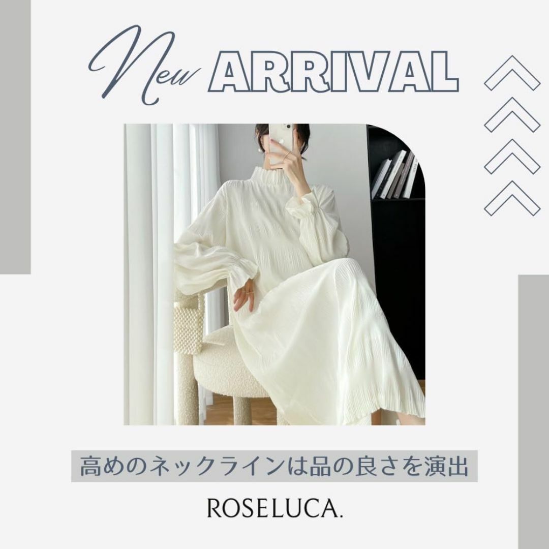 [ROSELUCA.] シフォン ワンピース マタニティ 春 ロング Aライン  レディースのファッション小物(その他)の商品写真