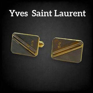 イヴサンローラン(Yves Saint Laurent)のイヴサンローラン YSL カフスボタン ヴィンテージ シルバー ゴールド 573(カフリンクス)