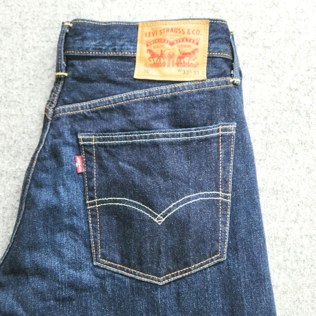 Levi's(リーバイス)のLevi's 503 ルーズストレート Vステッチ W33-L33 ☆廃盤品☆ メンズのパンツ(デニム/ジーンズ)の商品写真