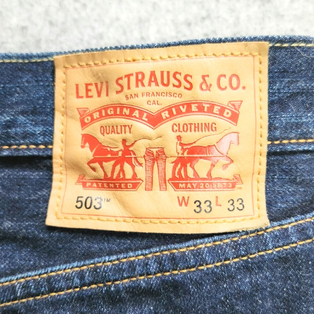 Levi's(リーバイス)のLevi's 503 ルーズストレート Vステッチ W33-L33 ☆廃盤品☆ メンズのパンツ(デニム/ジーンズ)の商品写真