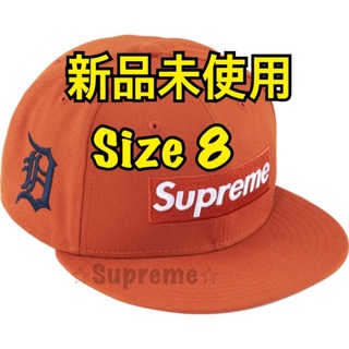 シュプリーム(Supreme)のSupreme MLB Teams Box Logo New Era オレンジ(キャップ)
