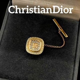 クリスチャンディオール(Christian Dior)の✨美品✨ クリスチャンディオール タイタック ラインストーン ゴールド 570(ネクタイピン)