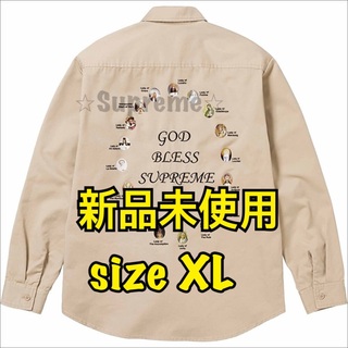 Supreme - Supreme Our Lady Work Shirt Tan XL