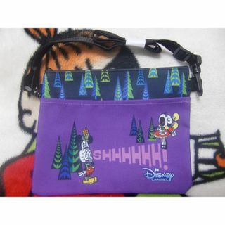 ディズニー(Disney)のミッキーマウス トートバッグ  ポーチ  紫(トートバッグ)