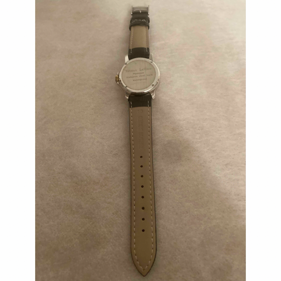 Ritmo Latino(リトモラティーノ)の値下げ 稼働★リトモラティーノ ムーンフェイス 腕時計 電池、革ベルト新品 メンズの時計(腕時計(アナログ))の商品写真