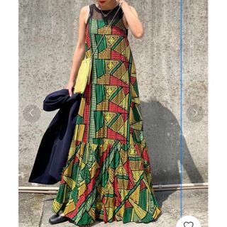 アメリヴィンテージ(Ameri VINTAGE)の明日まで値下げ✨AMERI　LINDA TURKEY ORGANIC DRESS(ロングワンピース/マキシワンピース)