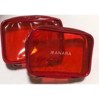 マナラ　manara ポーチ　メイク　化粧品　ホットクレンジングマッサージプラス