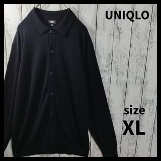 ユニクロ(UNIQLO)の【UNIQLO】エクストラファインメリノシャツカーディガン（長袖）　D953(カーディガン)