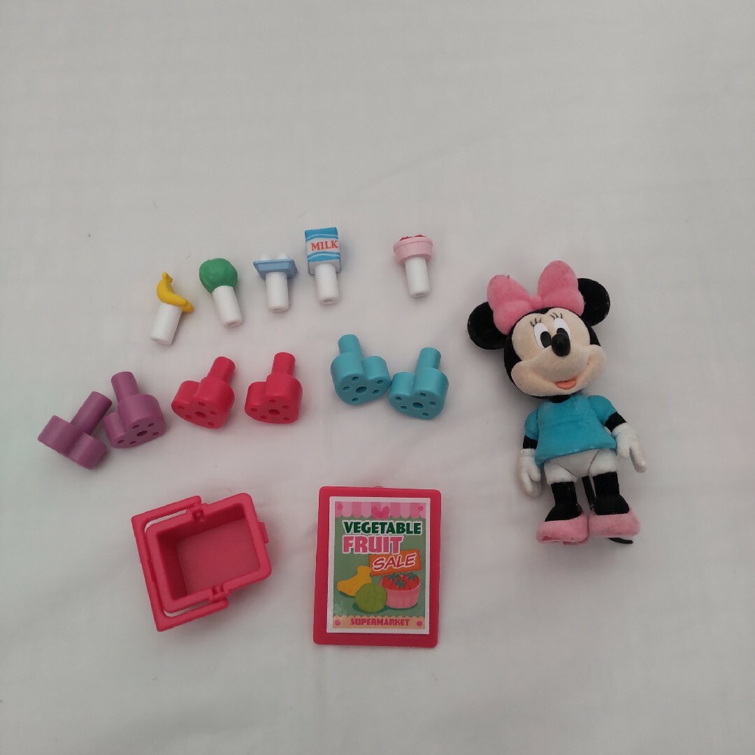 Disney(ディズニー)のディズニー　DIYTOWN ミニーのスーパーマーケット キッズ/ベビー/マタニティのおもちゃ(ぬいぐるみ/人形)の商品写真