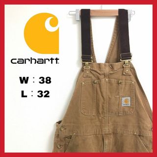 カーハート(carhartt)の90s 古着 カーハート オーバーオール USA製 W38L32 (サロペット/オーバーオール)