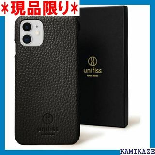 銀座発 unifiss iPhone 11 ケース 対 h 11 BK 1963(その他)