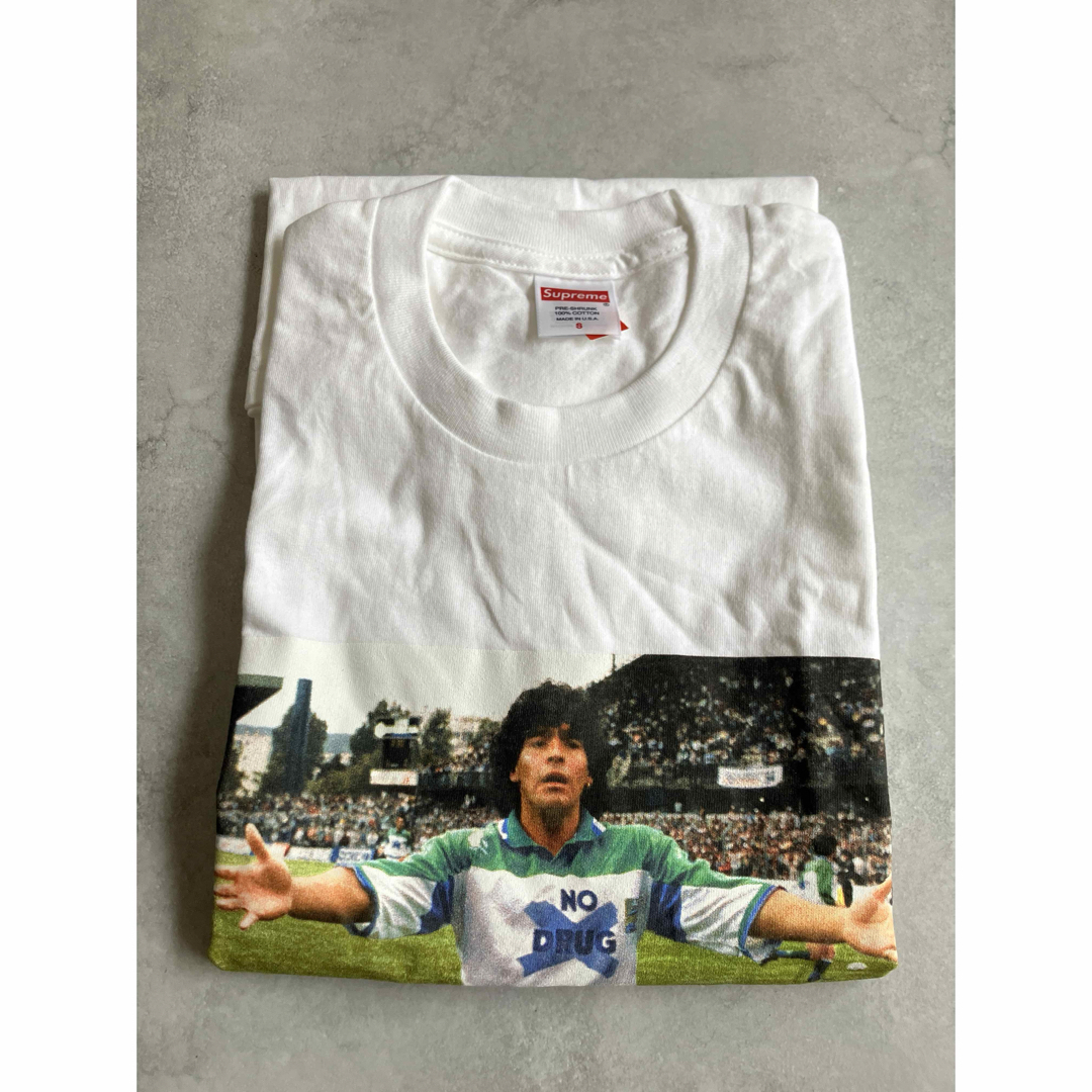 Supreme(シュプリーム)のSupreme Maradona Tee White Sサイズ　新品未使用 メンズのトップス(Tシャツ/カットソー(半袖/袖なし))の商品写真