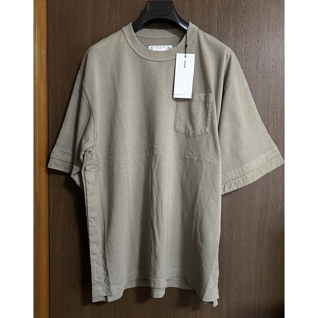 sacai(サカイ)の３新品 sacai サカイ メンズ レイヤード Tシャツ 半袖 カーキ メンズのトップス(Tシャツ/カットソー(半袖/袖なし))の商品写真