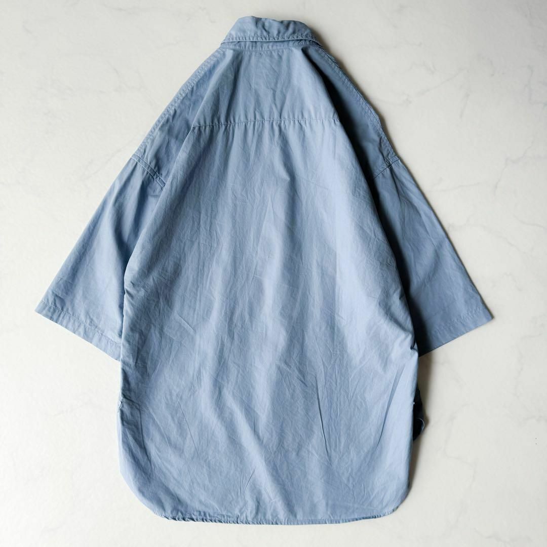 MADISONBLUE(マディソンブルー)の美品✨ マディソンブルー J.BRADLEY SHIRT ライトブルー ゆったり レディースのトップス(シャツ/ブラウス(長袖/七分))の商品写真