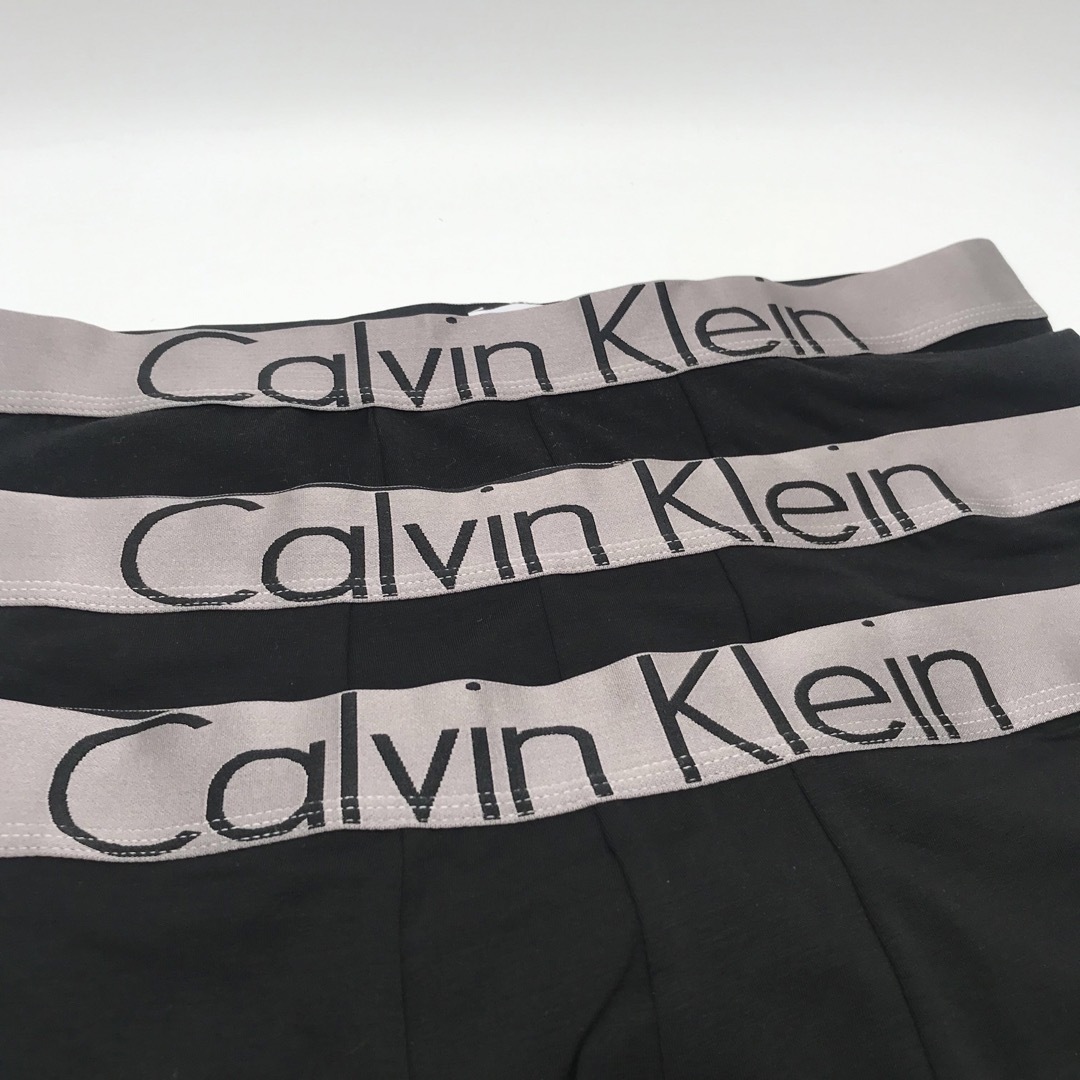 ck Calvin Klein(シーケーカルバンクライン)のカルバンクライン メンズ　ボクサーパンツ　ブラック　XL メンズのアンダーウェア(ボクサーパンツ)の商品写真