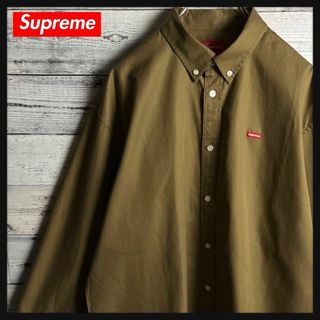 シュプリーム(Supreme)の【定番人気デザイン 】シュプリーム☆スモールボックスロゴ 長袖シャツ(シャツ)