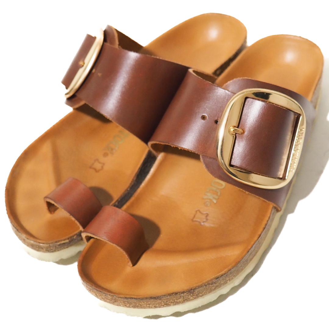 BIRKENSTOCK(ビルケンシュトック)の美品 ビルケンシュトック　ミラマー　ビッグバックル　サイズ37 ナロー レディースの靴/シューズ(サンダル)の商品写真