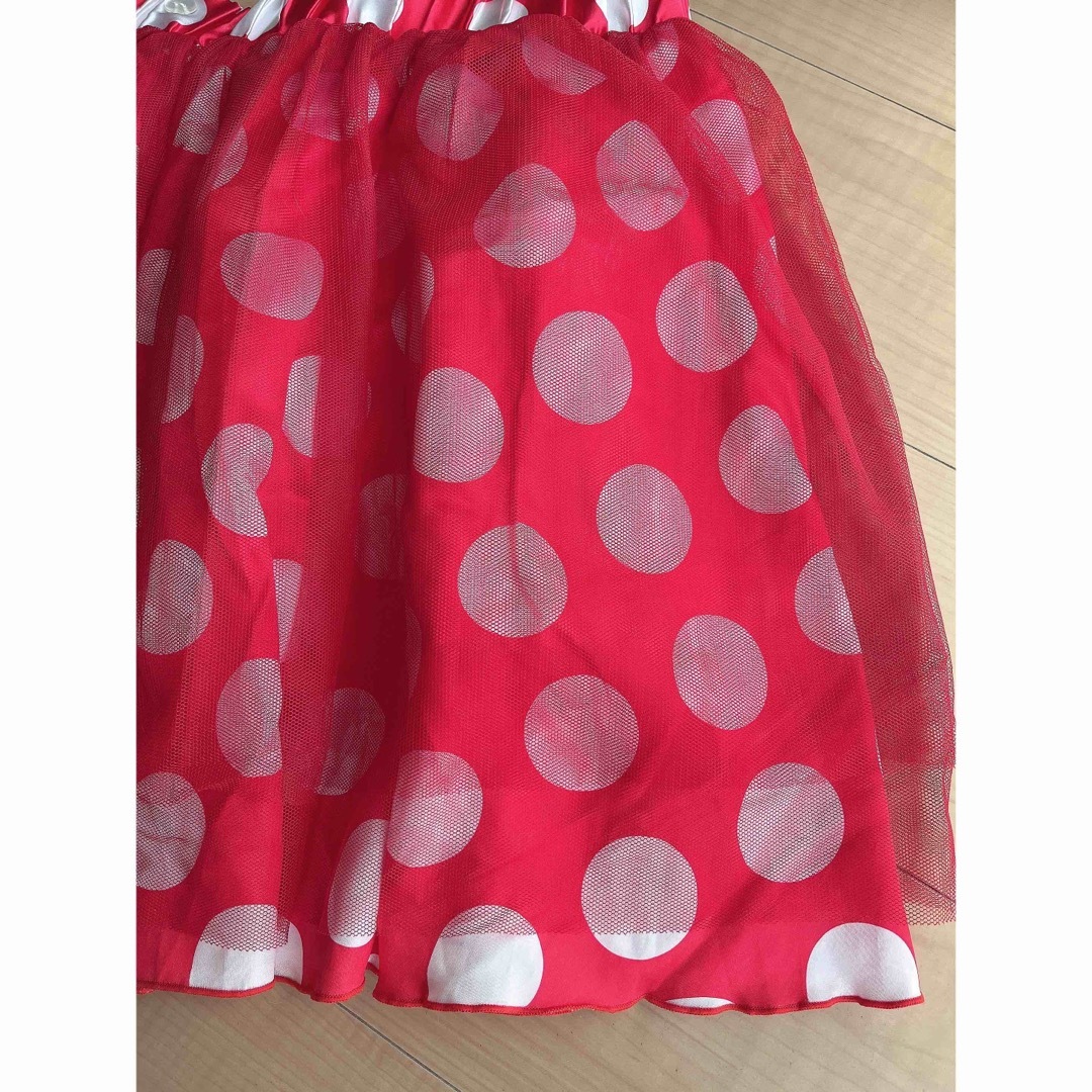 Disney(ディズニー)のミニーマウス　スカート　リボンカチューシャ　ディズニー レディースのスカート(ひざ丈スカート)の商品写真