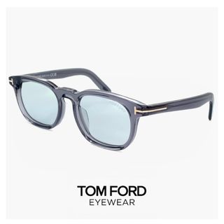 トムフォード(TOM FORD)の【新品】 トムフォード サングラス メンズ TF1122-D 20a ライトカラー 薄い色 レンズ uvカット TOM FORD tomford FT1122-D/S tf1122d ft1122 スクエア ウェリントン 型 ワイド 幅広 アジアンフィット モデル(サングラス/メガネ)