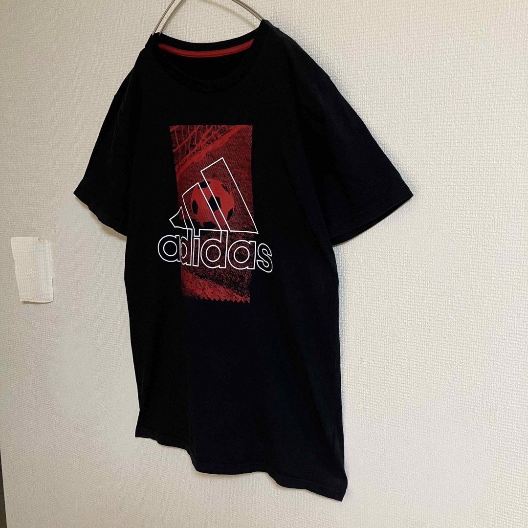 adidas(アディダス)のアディダスadidasスポーツパフォーマンスビッグロゴTシャツ黒TEEtシャツ メンズのトップス(Tシャツ/カットソー(半袖/袖なし))の商品写真