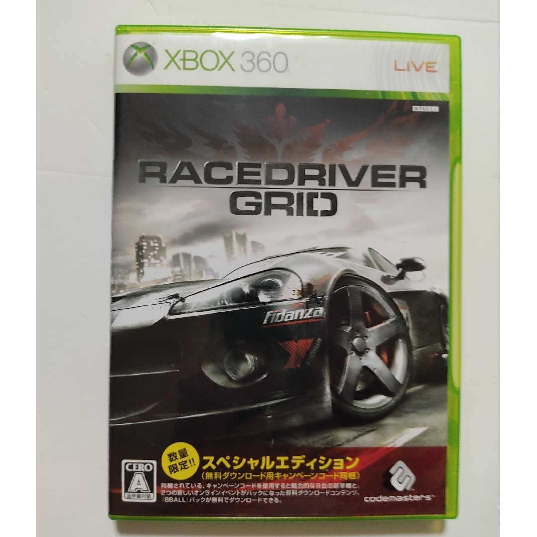 Xbox360(エックスボックス360)の[Xbox360]RACE DRIVER GRID スペシャルエディション エンタメ/ホビーのゲームソフト/ゲーム機本体(家庭用ゲームソフト)の商品写真