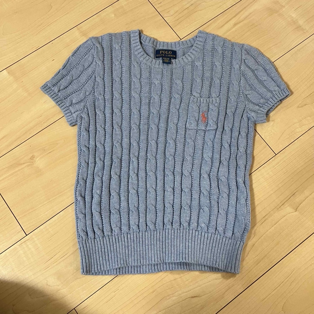 POLO RALPH LAUREN(ポロラルフローレン)のPolo Ralph Lauren ニットTシャツ キッズ/ベビー/マタニティのキッズ服女の子用(90cm~)(Tシャツ/カットソー)の商品写真