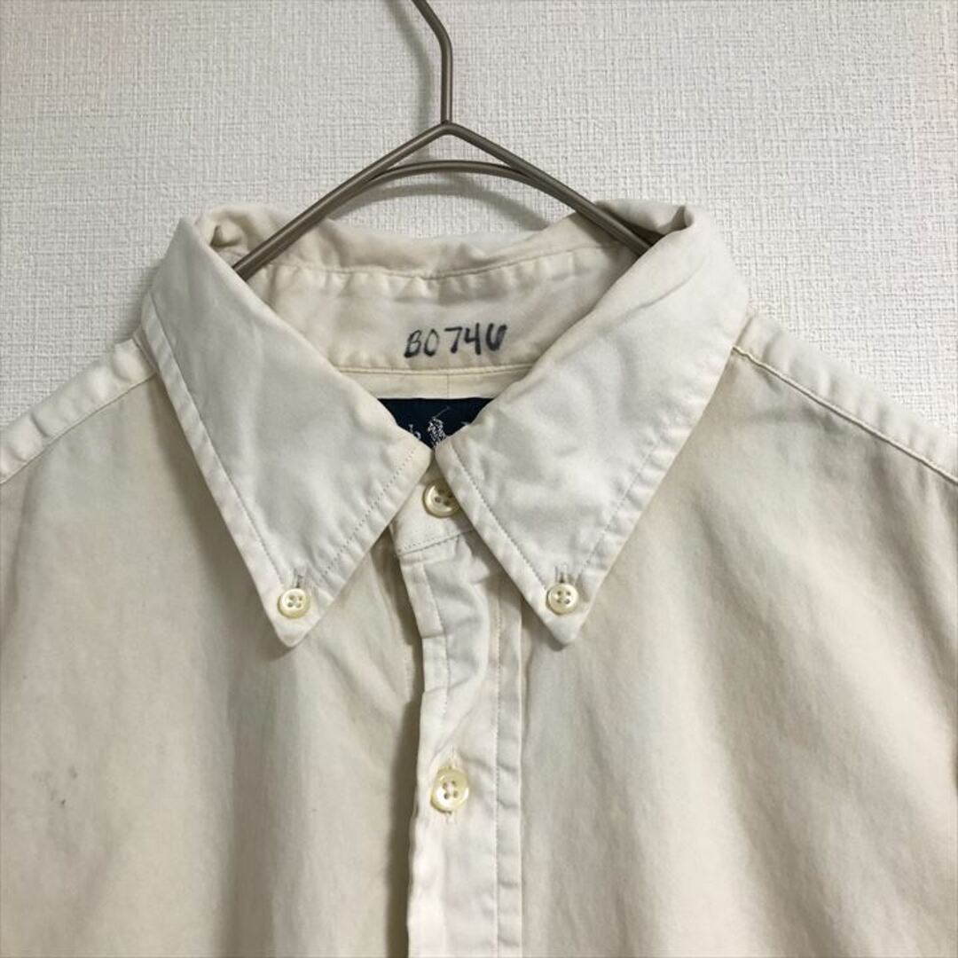 Ralph Lauren(ラルフローレン)の90s 古着 ラルフローレン BDシャツ 刺繍ロゴ オーバーサイズ L  メンズのトップス(シャツ)の商品写真