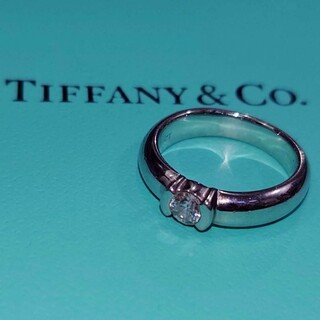 ティファニー(Tiffany & Co.)のTiffany&Co.　ソリティア　ダイヤ　ドッツリング(リング(指輪))