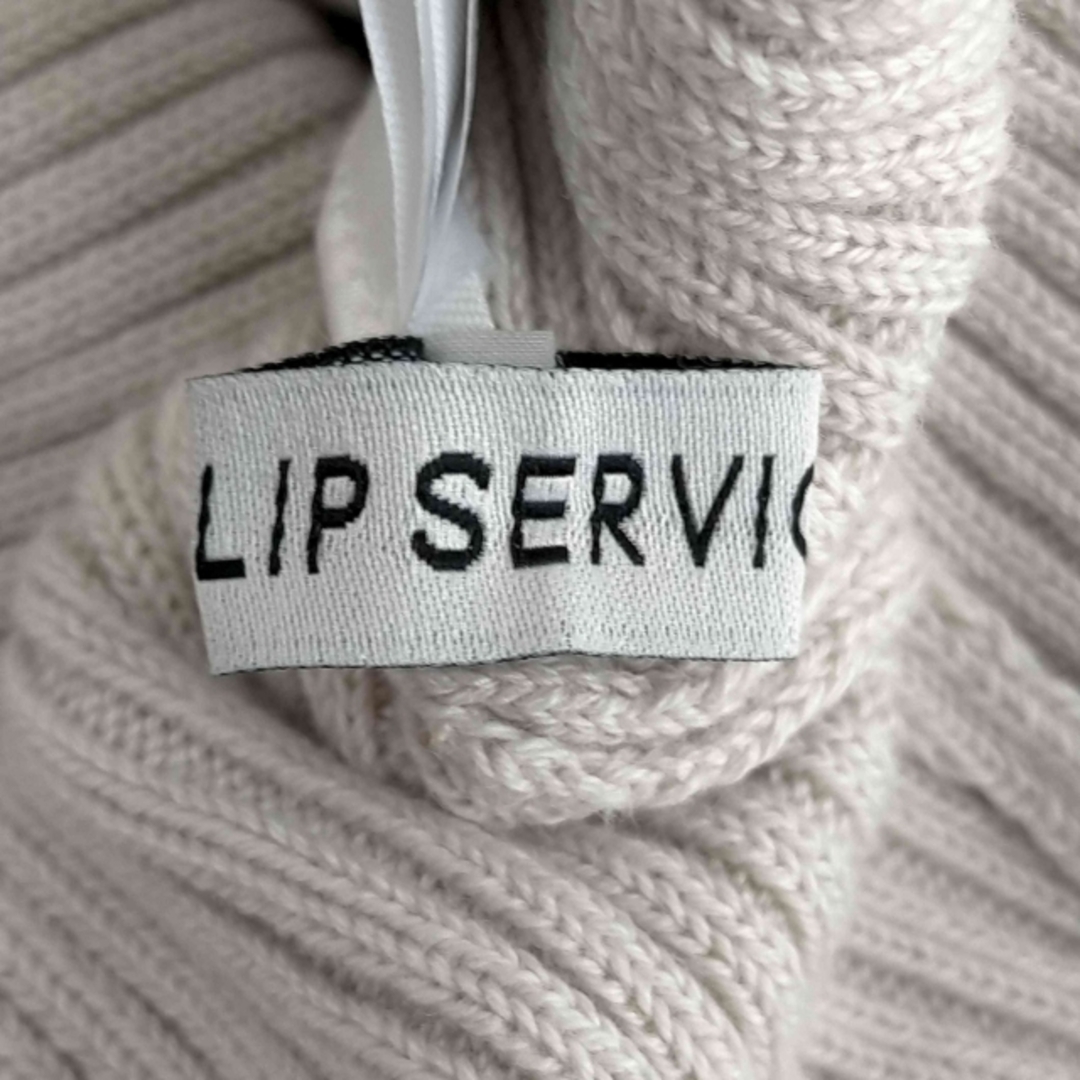 LIP SERVICE(リップサービス)のLIP SERVICE(リップサービス) ボタンスリーブドッキングニット レディースのトップス(ニット/セーター)の商品写真