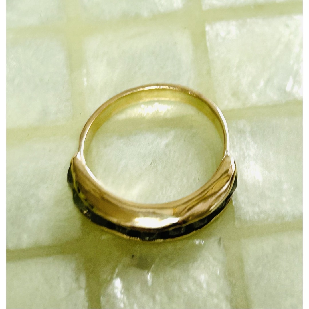 ハーフエタニティホワイトグレイダイヤモンドリング レディースのアクセサリー(リング(指輪))の商品写真