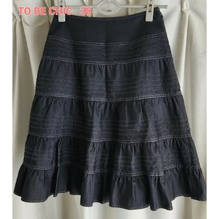 TO BE CHIC - 美品　美品　TO BE CHIC  可愛いフレアースカート