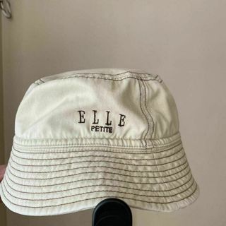 ELLE エル ハット 帽子 ベージュ(ハット)