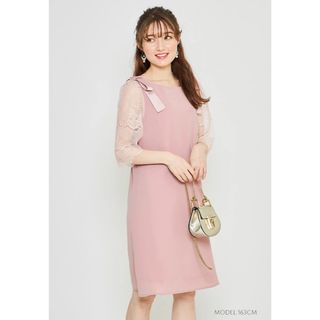 トッコクローゼット(TOCCO closet)のtocco closet トッコクローゼット 肩リボン パーティードレス M  (ミディアムドレス)