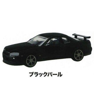 バンダイ(BANDAI)の1/64ミニカーMONO GT-R V・spec2 R34 ブラックパール(その他)