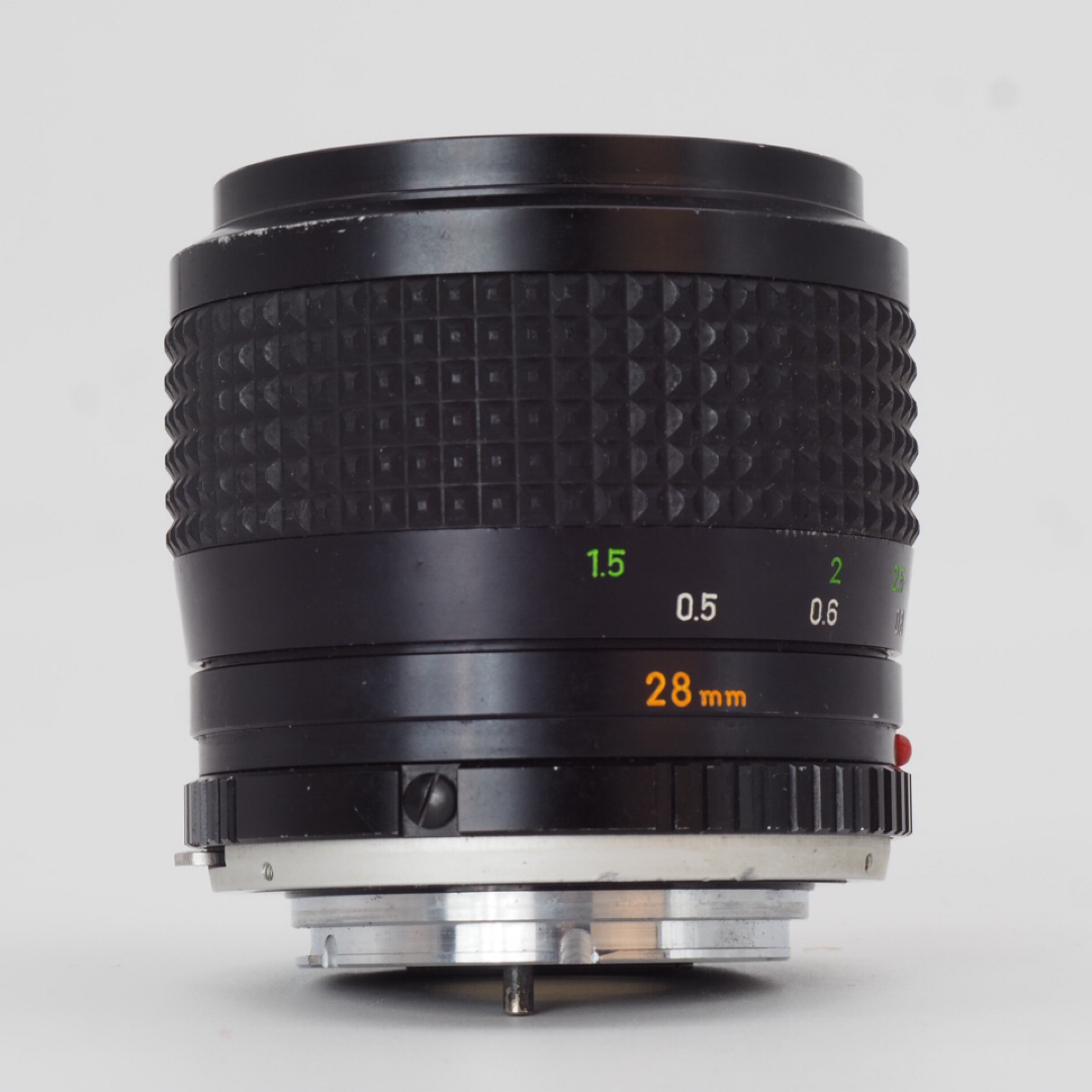 KONICA MINOLTA(コニカミノルタ)のMINOLTA ミノルタ MC W.Rokkor-SI 28mm f2.5 スマホ/家電/カメラのカメラ(レンズ(単焦点))の商品写真